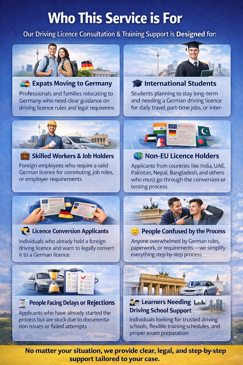 Our Driving Licence Consultation & Training Support